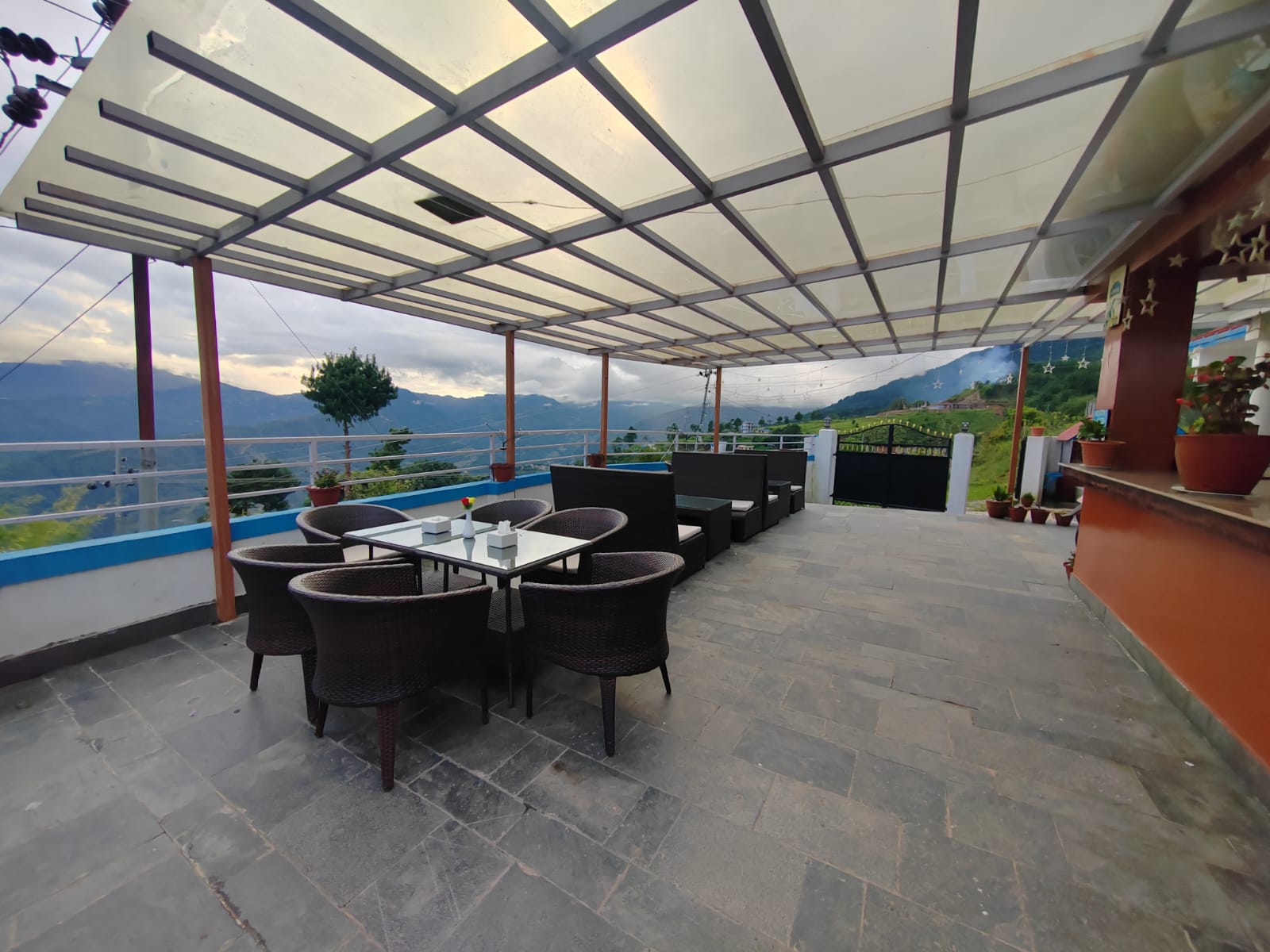 Mountain view from resort